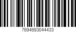 Código de barras (EAN, GTIN, SKU, ISBN): '7894693044433'