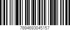 Código de barras (EAN, GTIN, SKU, ISBN): '7894693045157'