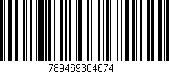 Código de barras (EAN, GTIN, SKU, ISBN): '7894693046741'