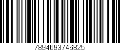 Código de barras (EAN, GTIN, SKU, ISBN): '7894693746825'