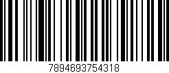 Código de barras (EAN, GTIN, SKU, ISBN): '7894693754318'