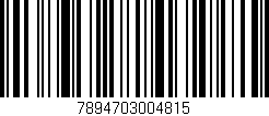 Código de barras (EAN, GTIN, SKU, ISBN): '7894703004815'