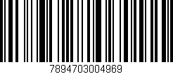Código de barras (EAN, GTIN, SKU, ISBN): '7894703004969'