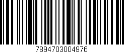 Código de barras (EAN, GTIN, SKU, ISBN): '7894703004976'