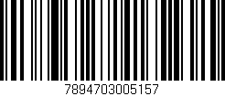Código de barras (EAN, GTIN, SKU, ISBN): '7894703005157'