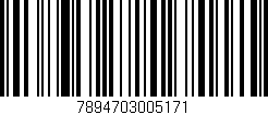 Código de barras (EAN, GTIN, SKU, ISBN): '7894703005171'