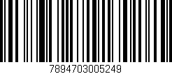 Código de barras (EAN, GTIN, SKU, ISBN): '7894703005249'