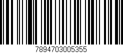 Código de barras (EAN, GTIN, SKU, ISBN): '7894703005355'