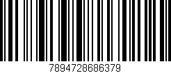 Código de barras (EAN, GTIN, SKU, ISBN): '7894728686379'