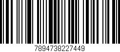 Código de barras (EAN, GTIN, SKU, ISBN): '7894738227449'