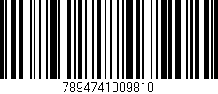 Código de barras (EAN, GTIN, SKU, ISBN): '7894741009810'