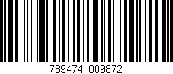 Código de barras (EAN, GTIN, SKU, ISBN): '7894741009872'