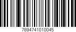 Código de barras (EAN, GTIN, SKU, ISBN): '7894741010045'