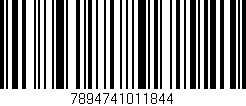 Código de barras (EAN, GTIN, SKU, ISBN): '7894741011844'