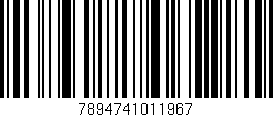 Código de barras (EAN, GTIN, SKU, ISBN): '7894741011967'