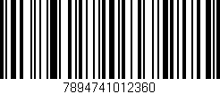 Código de barras (EAN, GTIN, SKU, ISBN): '7894741012360'