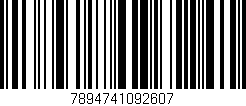 Código de barras (EAN, GTIN, SKU, ISBN): '7894741092607'