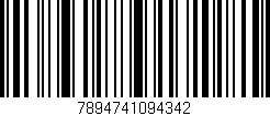 Código de barras (EAN, GTIN, SKU, ISBN): '7894741094342'