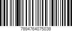 Código de barras (EAN, GTIN, SKU, ISBN): '7894764075038'