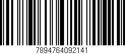 Código de barras (EAN, GTIN, SKU, ISBN): '7894764092141'