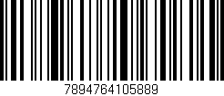Código de barras (EAN, GTIN, SKU, ISBN): '7894764105889'
