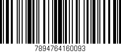 Código de barras (EAN, GTIN, SKU, ISBN): '7894764160093'