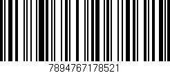 Código de barras (EAN, GTIN, SKU, ISBN): '7894767178521'