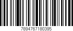 Código de barras (EAN, GTIN, SKU, ISBN): '7894767180395'