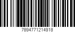 Código de barras (EAN, GTIN, SKU, ISBN): '7894771214918'