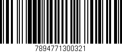 Código de barras (EAN, GTIN, SKU, ISBN): '7894771300321'