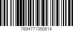 Código de barras (EAN, GTIN, SKU, ISBN): '7894771350814'