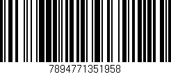 Código de barras (EAN, GTIN, SKU, ISBN): '7894771351958'