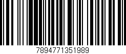 Código de barras (EAN, GTIN, SKU, ISBN): '7894771351989'