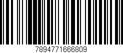 Código de barras (EAN, GTIN, SKU, ISBN): '7894771666809'