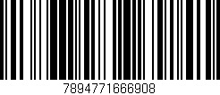 Código de barras (EAN, GTIN, SKU, ISBN): '7894771666908'