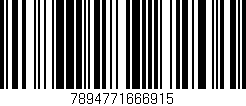 Código de barras (EAN, GTIN, SKU, ISBN): '7894771666915'