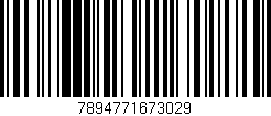 Código de barras (EAN, GTIN, SKU, ISBN): '7894771673029'