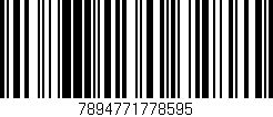 Código de barras (EAN, GTIN, SKU, ISBN): '7894771778595'