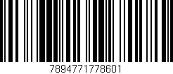Código de barras (EAN, GTIN, SKU, ISBN): '7894771778601'