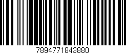 Código de barras (EAN, GTIN, SKU, ISBN): '7894771843880'