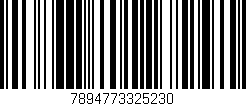 Código de barras (EAN, GTIN, SKU, ISBN): '7894773325230'
