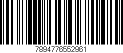 Código de barras (EAN, GTIN, SKU, ISBN): '7894776552961'