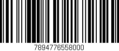 Código de barras (EAN, GTIN, SKU, ISBN): '7894776558000'