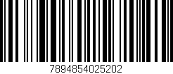 Código de barras (EAN, GTIN, SKU, ISBN): '7894854025202'