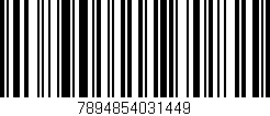 Código de barras (EAN, GTIN, SKU, ISBN): '7894854031449'