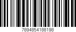 Código de barras (EAN, GTIN, SKU, ISBN): '7894854188198'