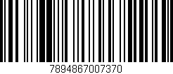 Código de barras (EAN, GTIN, SKU, ISBN): '7894867007370'