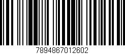 Código de barras (EAN, GTIN, SKU, ISBN): '7894867012602'