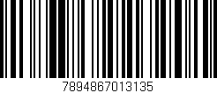 Código de barras (EAN, GTIN, SKU, ISBN): '7894867013135'