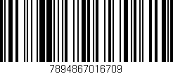 Código de barras (EAN, GTIN, SKU, ISBN): '7894867016709'